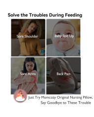 Momcozy prisitaikanti maitinimo pagalvė Safari Animals | Kinderland