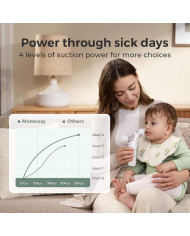 MOMCOZY 2IN1 ELEKTRINIS NOSIES ASPIRATORIUS SU PURKŠTUKU BREEZYCLEAR