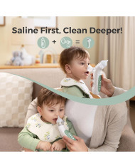 MOMCOZY 2IN1 ELEKTRINIS NOSIES ASPIRATORIUS SU PURKŠTUKU BREEZYCLEAR