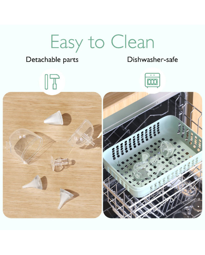 MOMCOZY ligoninės lygio elektrinis kūdikio nosies aspiratorius