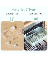 MOMCOZY ligoninės lygio elektrinis kūdikio nosies aspiratorius