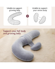 MOMCOZY nėščiosios pagalvė, F formos