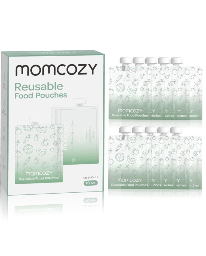 Daugkartiniai kūdikių maisto maišeliai