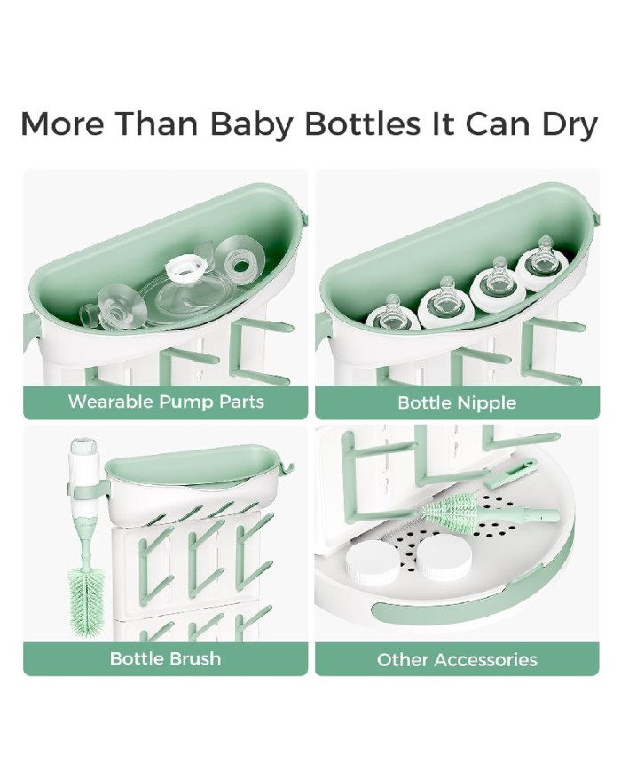 MOMCOZY modulinis 18 vnt. buteliukų džiovinimo stovas