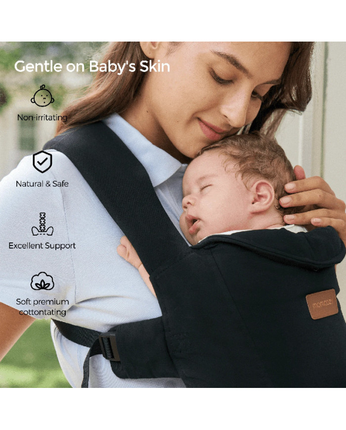 MOMCOZY ergonominė kūdikių nešioklė WEESNUG, BLACK
