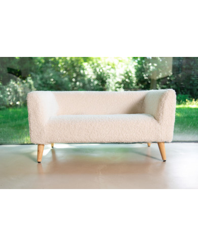 CHILDHOME Vaikiška Sofa Lova TEDDY Off White - Komfortas ir Stilius
