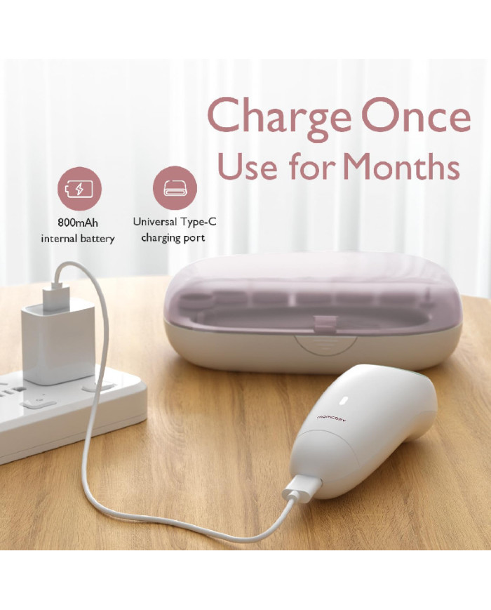 MOMCOZY elektrinė kūdikių ir vaikų dildė, rožinė