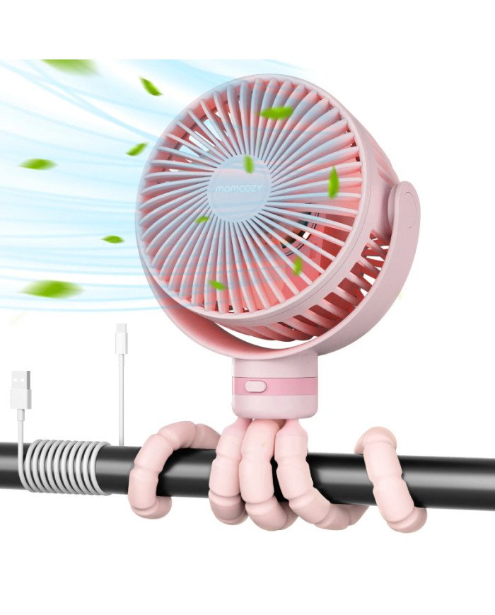 MOMCOZY nešiojamas vežimėlio ventiliatorius