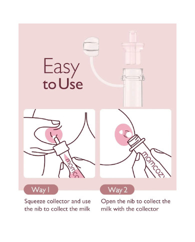 MOMCOZY motinos priešpienio surinkimo talpa, 2 vnt.