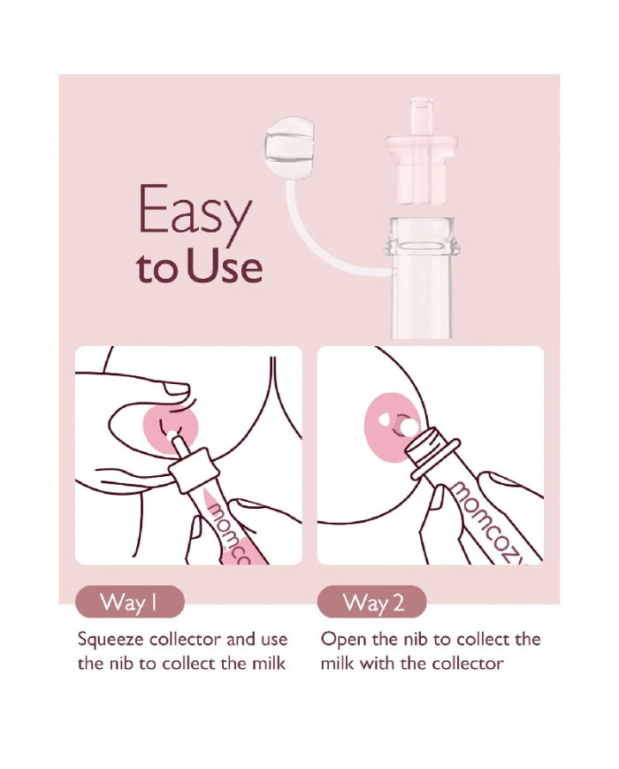 MOMCOZY motinos priešpienio surinkimo talpa, 2 vnt.