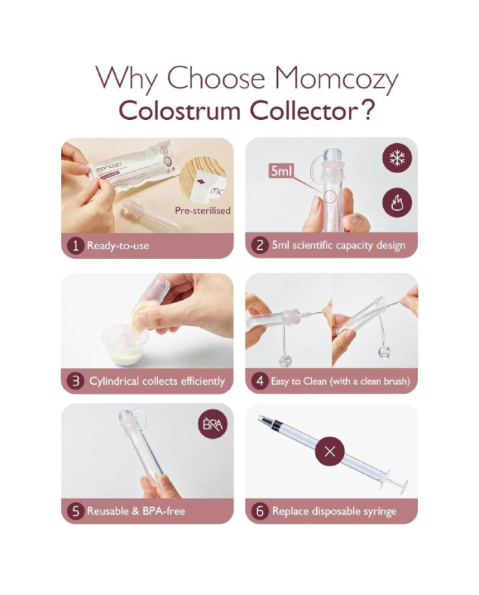 MOMCOZY motinos priešpienio surinkimo talpa, 2 vnt.