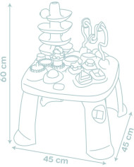 SMOBY Muzikinis Veiklos Staliukas Little - Interaktyvus ir Edukacinis