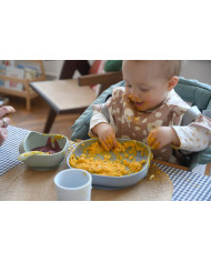 BEABA SILIKONINIS 4 VNT. PIETŲ RINKINYS, JUNGLE