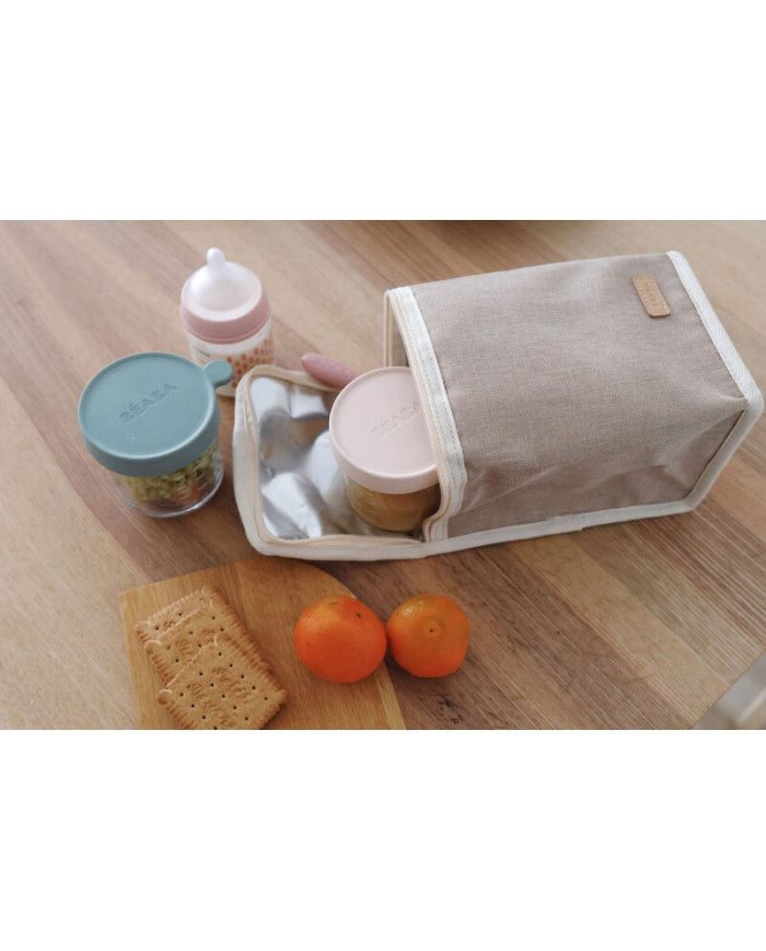 BEABA Termodėklas Eco Heather Gazelle - Išlaikykite Maisto Temperatūrą