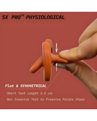 SUAVINEX Fiziologinis Silikoninis Čiulptukas SX PRO 6-18 Mėn. Essence Green