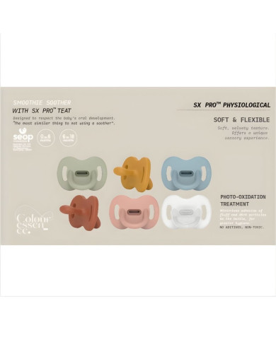 SUAVINEX Fiziologinis Silikoninis Čiulptukas SX PRO 0-6 Mėn. Essence Green