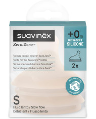 SUAVINEX Lėtos Srovės Žindukai Zero Zero Anti-Colic Buteliukams