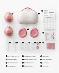 MOMCOZY Air 1 Ultra-Slim: Dvigubas Belaidis Pientraukis