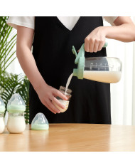 MOMCOZY Pieno Saugojimo Talpa, 950 ml, Žalia - Sandari ir Daugiafunkcė