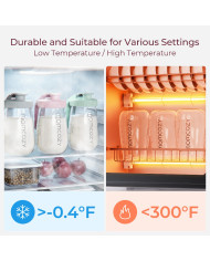 MOMCOZY Pieno Saugojimo Talpa, 950 ml, Žalia - Sandari ir Daugiafunkcė