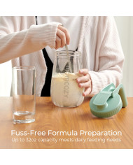 MOMCOZY Pieno Saugojimo Talpa, 950 ml, Žalia - Sandari ir Daugiafunkcė