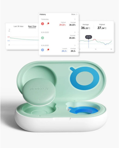 Momcozy Išmanusis Kūdikio Termometras – Tikslumas ir Kontrolė