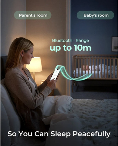 Momcozy Išmanusis Kūdikio Termometras – Tikslumas ir Kontrolė