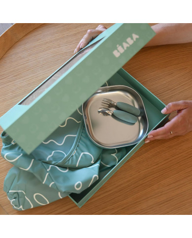 BEABA Pirmasis Maitinimo Rinkinys Kūdikui – Sage Green