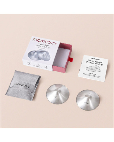 MOMCOZY 999 SIDABRINIAI SPENELIŲ GAUBTELIAI 45MM 2 VNT.