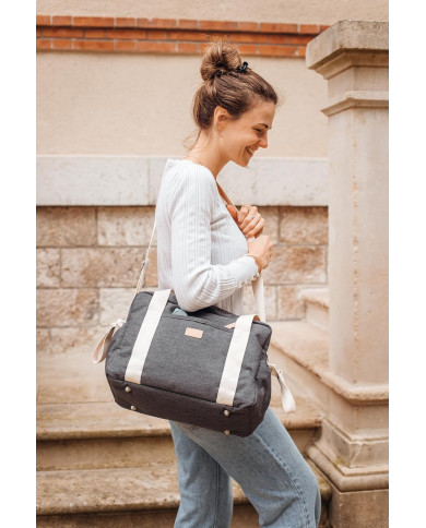 BEABA Mamos Rankinė Paris Pearl Dark Heather Grey
