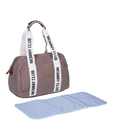 CHILDHOME MOMMY CLUB Mamos Krepšys - Signature Teddy Soft Brown