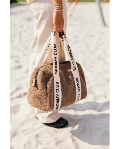 CHILDHOME MOMMY CLUB Mamos Krepšys - Signature Teddy Soft Brown