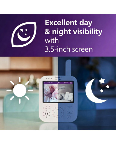 PHILIPS AVENT VIDEO AUKLĖ SCD891 – Patikima Kūdikio Priežiūra