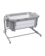 CHICCO NEXT2ME MAGIC EVO LOPŠIUKAS, LIGHT GREY - Komfortas ir Saugumas