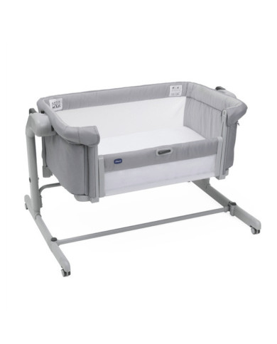 CHICCO NEXT2ME MAGIC EVO LOPŠIUKAS, LIGHT GREY - Komfortas ir Saugumas