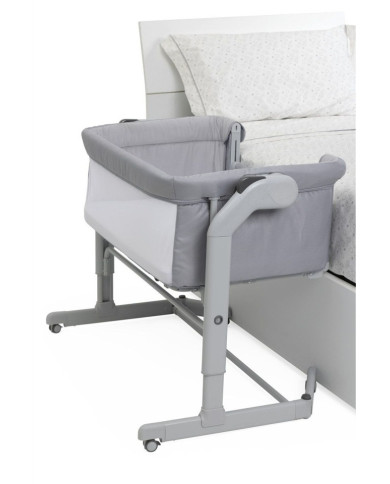 CHICCO NEXT2ME MAGIC EVO LOPŠIUKAS, LIGHT GREY - Komfortas ir Saugumas