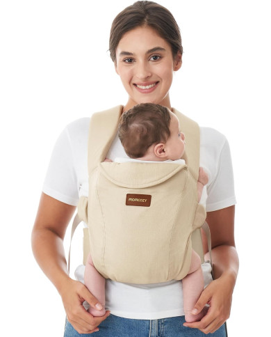 MOMCOZY Ergonominė Kūdikio Nešioklė WEESNUG - Cotton Khaki