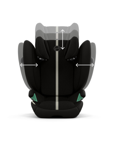 CYBEX Solution Plus G2 i-Fix Automobilinė Kėdutė 15-36 kg, Moon Black
