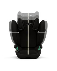 CYBEX Solution Plus G2 i-Fix Automobilinė Kėdutė 15-36 kg, Moon Black