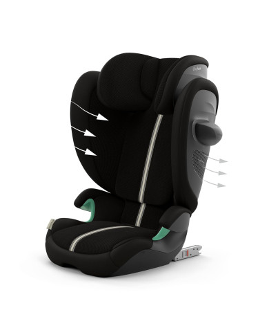 CYBEX Solution Plus G2 i-Fix Automobilinė Kėdutė 15-36 kg, Moon Black