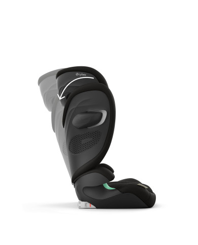 CYBEX Solution Plus G2 i-Fix Automobilinė Kėdutė 15-36 kg, Moon Black