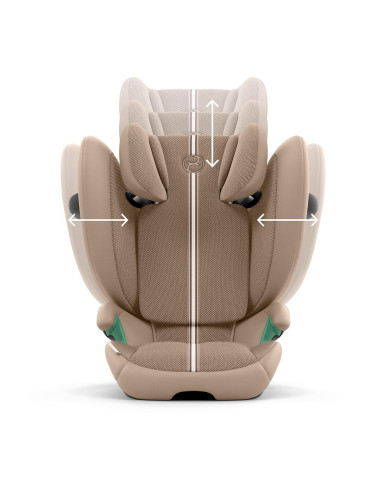 CYBEX Solution Plus G2 i-Fix Automobilinė Kėdutė 15-36 kg, Almond Beige