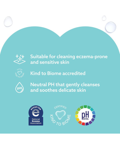 WATERWIPES SENSITIVE+ Drėgnos Servetėlės 8 Pakuotės