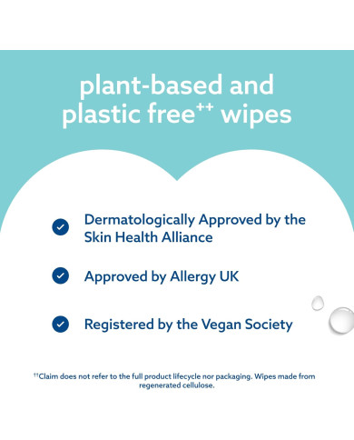WATERWIPES SENSITIVE+ Drėgnos Servetėlės 8 Pakuotės