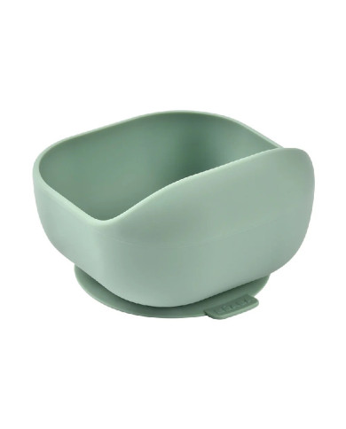 BEABA SILIKONINIS DUGNU PRILIMPANTIS DUBENĖLIS, SAGE GREEN