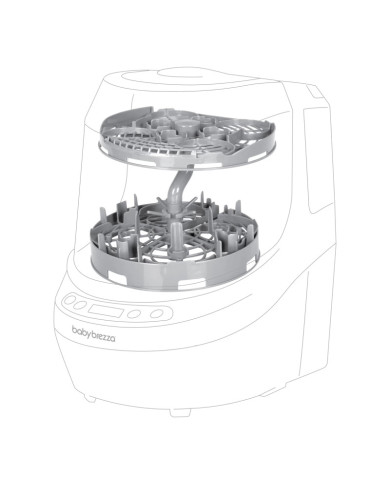 BABY BREZZA buteliukų plovyklos WASHER PRO stovas pientraukiui