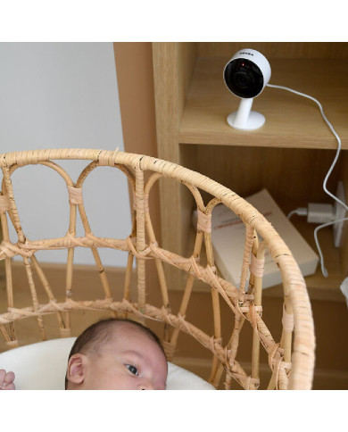 BEABA ZEN CONNECT MINI KŪDIKIO STEBĖJIMO KAMERA, WHITE