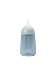 SUAVINEX COLOUR ESSENCE SILIKONINIS BUTELIUKAS 240 ML BLUE