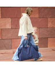 CHILDHOME DIDELIS MAMOS REIKMENŲ KREPŠYS MOMMY BAG SIGNATURE URBAN NAVY