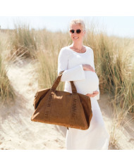 CHILDHOME DIDELIS MAMOS REIKMENŲ KREPŠYS MOMMY BAG SIGNATURE PRESTIGE HAZELNUT